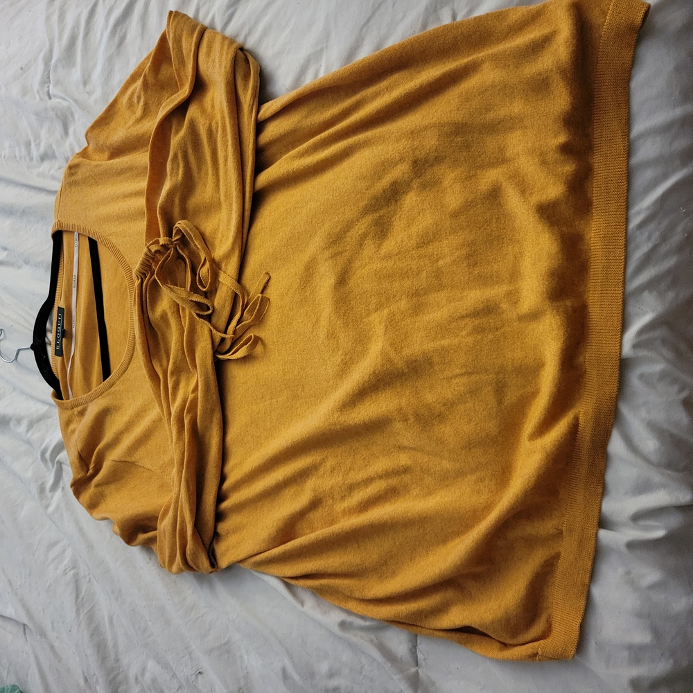 Mustard Yellow Knit Top